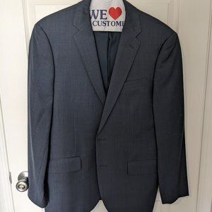 J. Crew Thompson Classic Fit Worsted Wool Suit, Navy, 40R, 33x30 pant